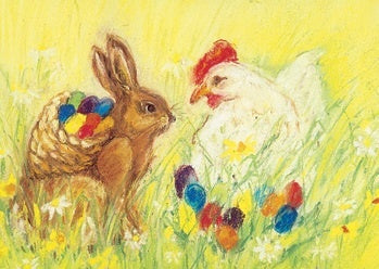 Easter Eggs Postcard