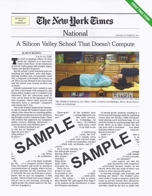 A Silicon Valley School That Doesn't Compute