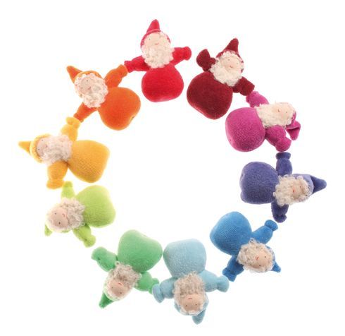 Rainbow dwarfs, with beards